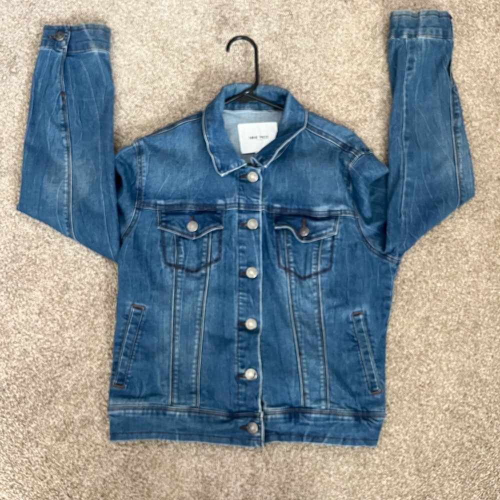 Nine West Classic Blue Jean Jacket